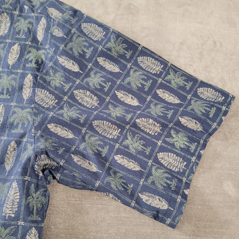 Tori Richard Honolulu Hawaiian Button Up Shirt Graphic Print Palm Tree Size XL‎ - Picture 2 of 10